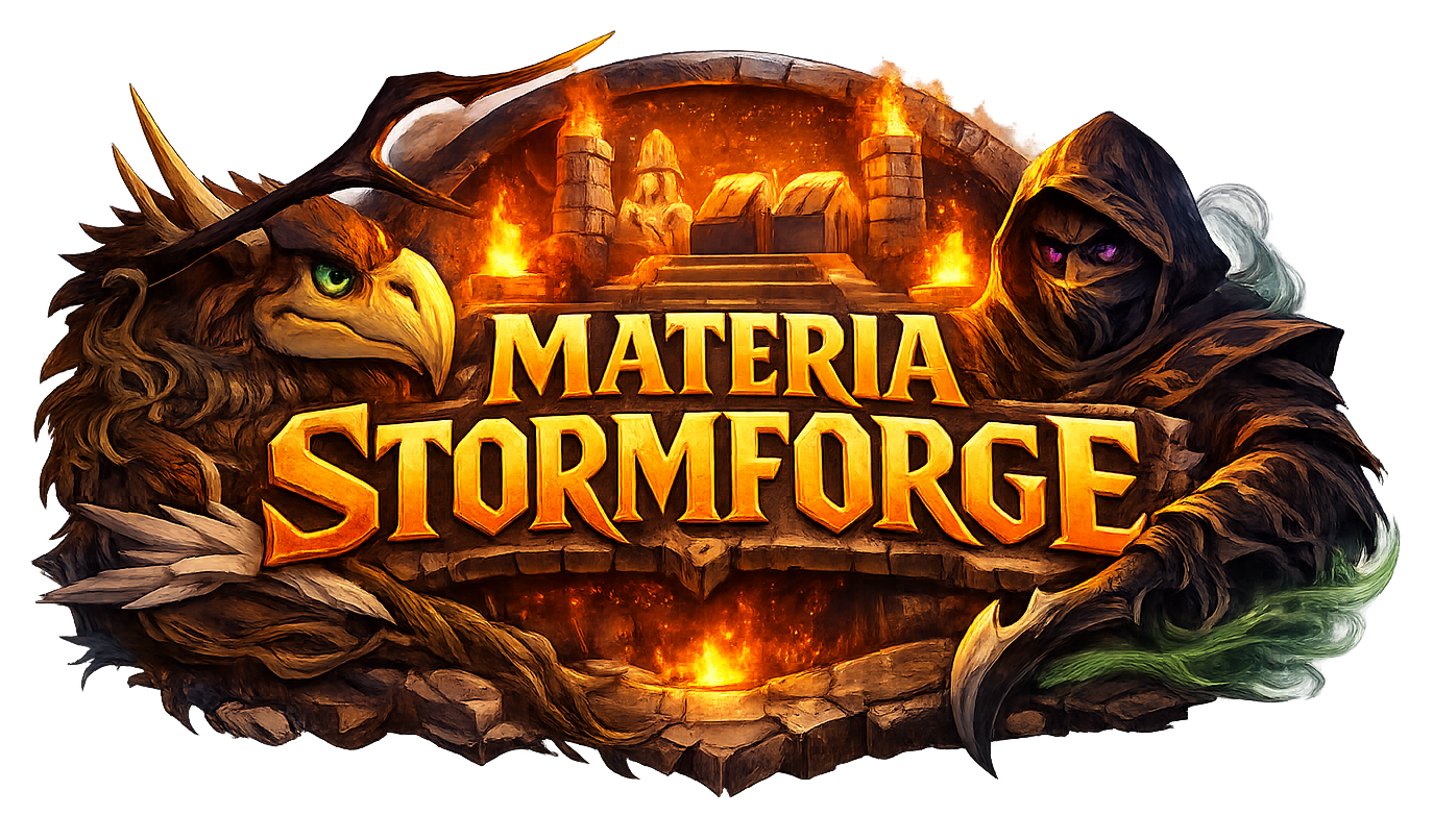 Materia Stormforge Logo